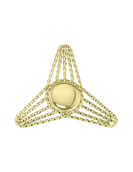 Triangle Twisted Knock-Off T/Less Gold.